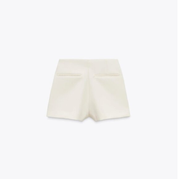 ZARA High-Waisted Skort in Oyster White Size XS New with Tags NWT 🤍 - Picture 5 of 14